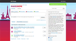 Desktop Screenshot of community.raileurope.com